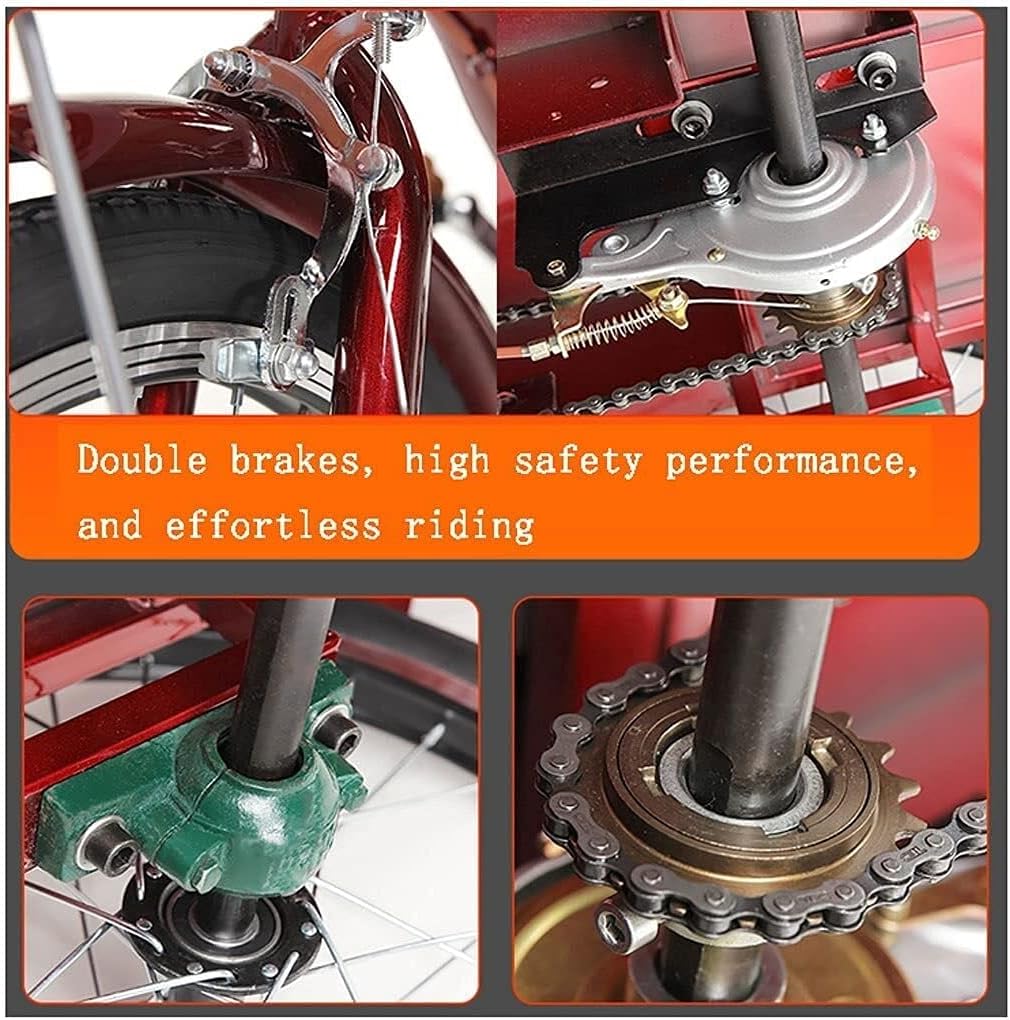 Comfort Three-Wheeled Bicycles for Seniors 3 Wheel Bikes for Adults Men Women Tricycle 20Inch 1 Speed Trikes with Large Basket for Recreation Shopping Picnics