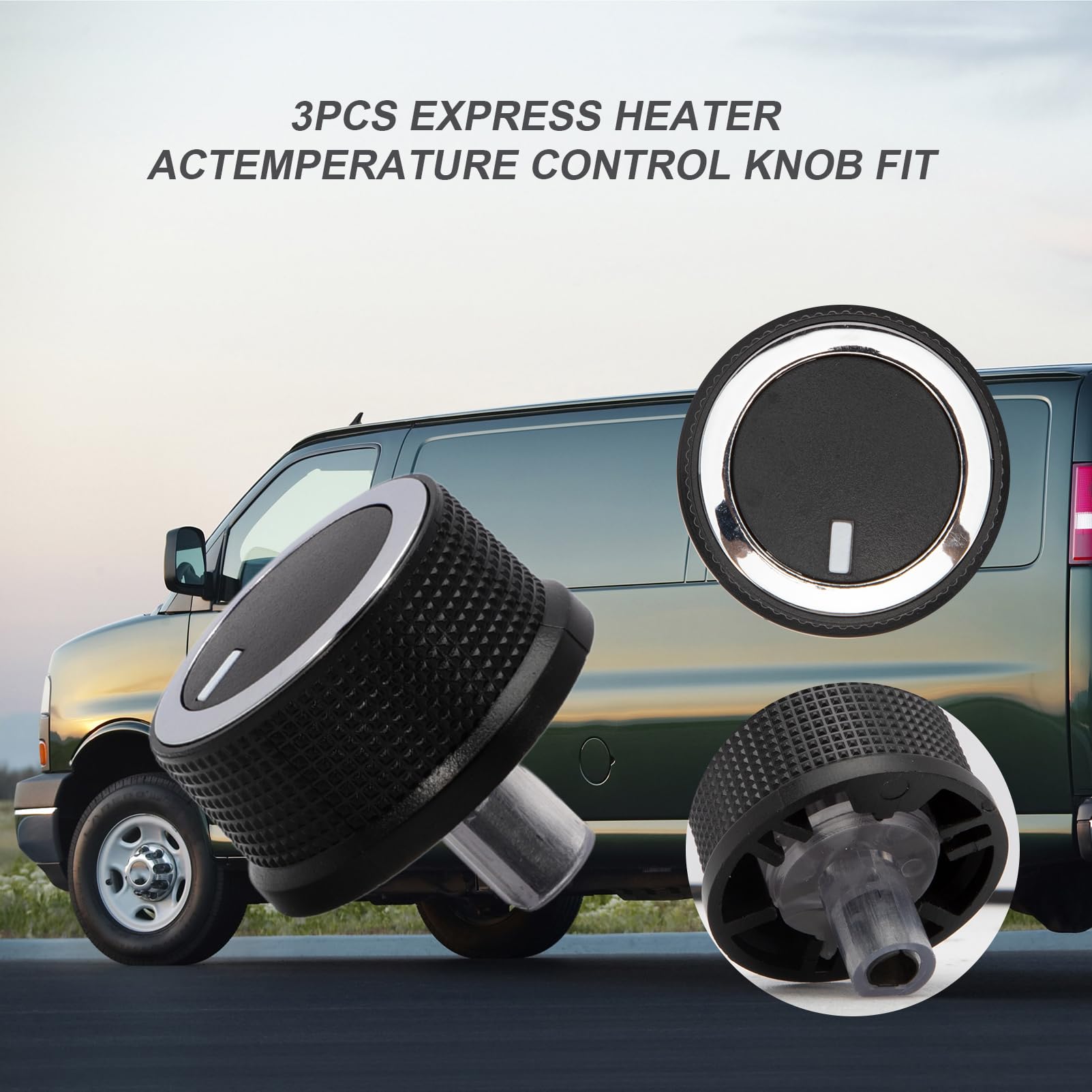 Car AC Temperature Control Knob 84793085 | For GMC Savana & Chevrolet Express 2008-2021 - View #11