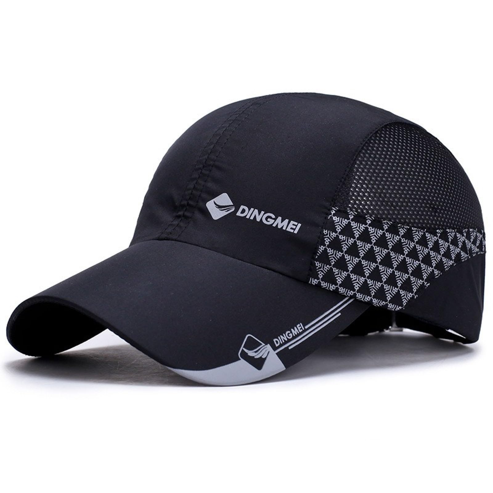 HaloHorus Curved Snapback Trucker Hat for Men Women, Adjustable Mesh Athletics Baseball Cap for Running, Fishing, Workout, Dfd-black, One Size — image 1
