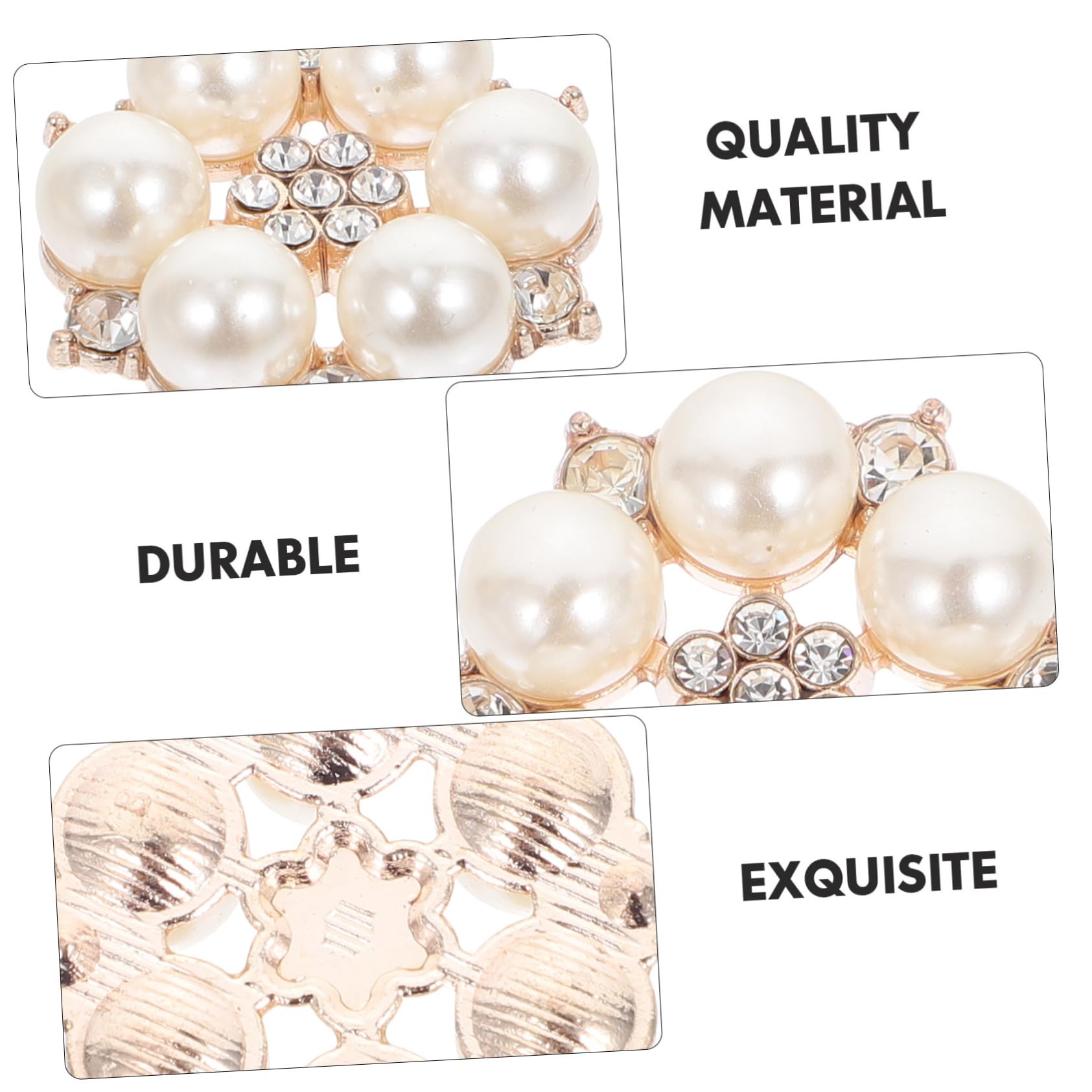 STOBOK 60stücke Perlen Blumenknöpfe Strass Schmuckverzierungen Für Kleidung Taschen Haaraccessoires Hochwertige Bastelmaterialien Für Kreative Gestaltungen