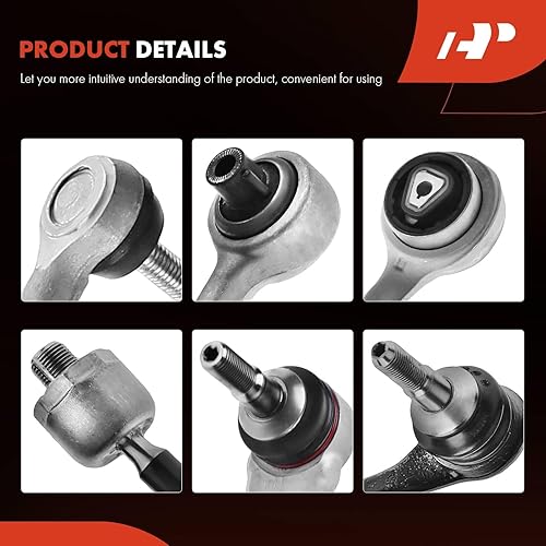 Miniatura 8 de A-Premium Kit de suspensión delantera de 8 piezas, brazo de control superior, estabilizador, enlace interior y exterior, compatible con BMW 128i