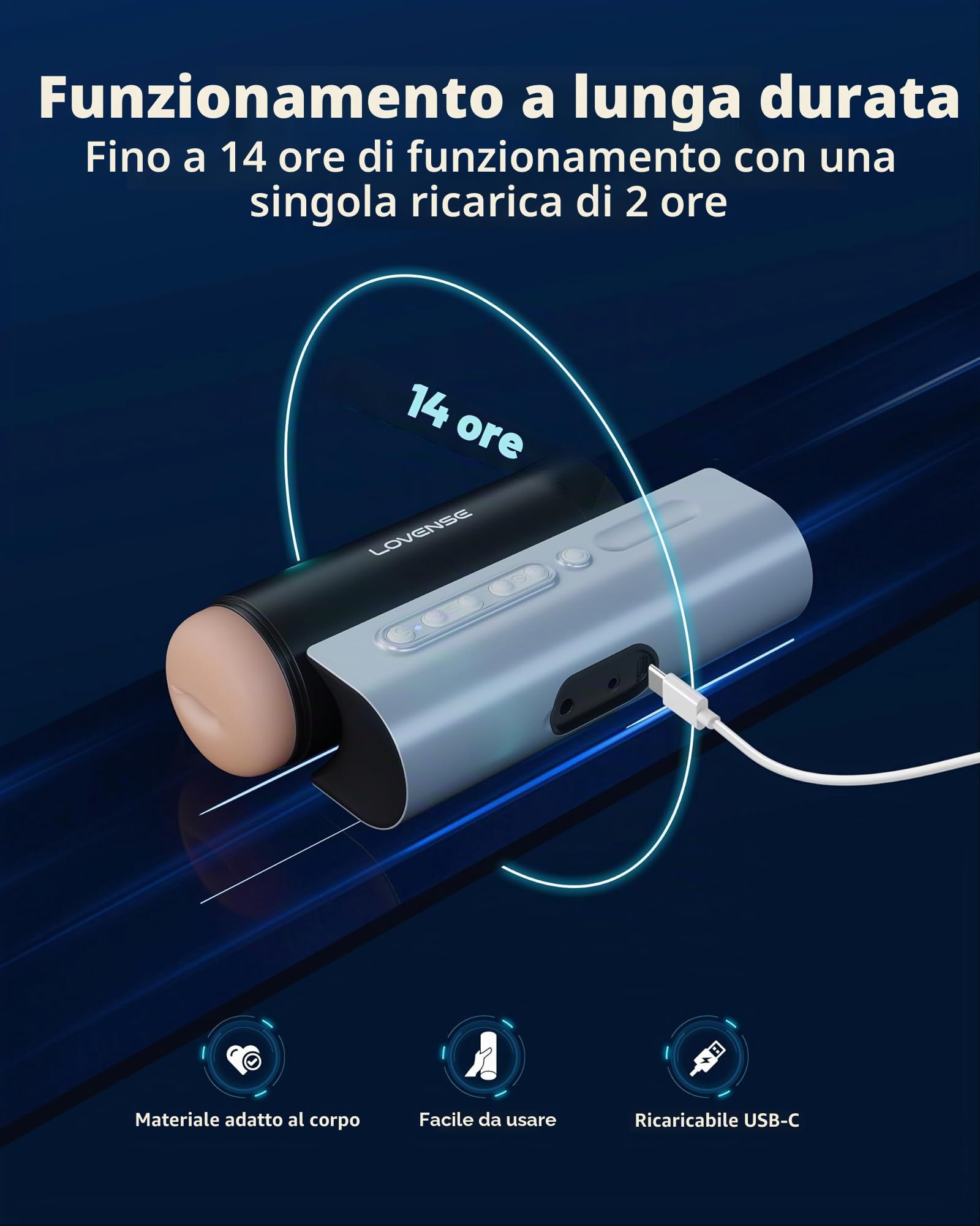Lovense Solace Pro Automatischer Masturbator für Männer, per App ferngesteuerte Blowjob Taschenmuschi Penis Masturbatoren und immersivem KI/VR-Erlebnis, Sex Spielzeug für die Männer Paarem