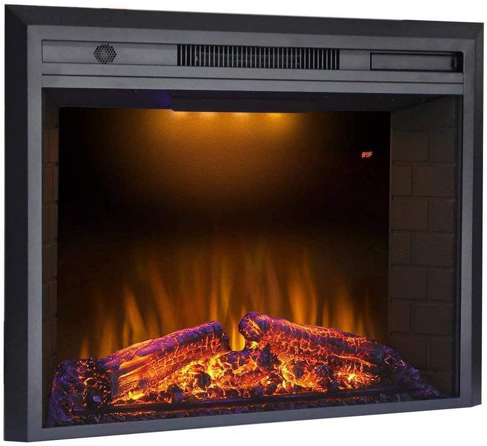 Amazon.com: Electric Fireplace with Surround dimplex Electric fire Remote  Control Multicolor Flames with Timer 750 1500W Heating : Everything Else