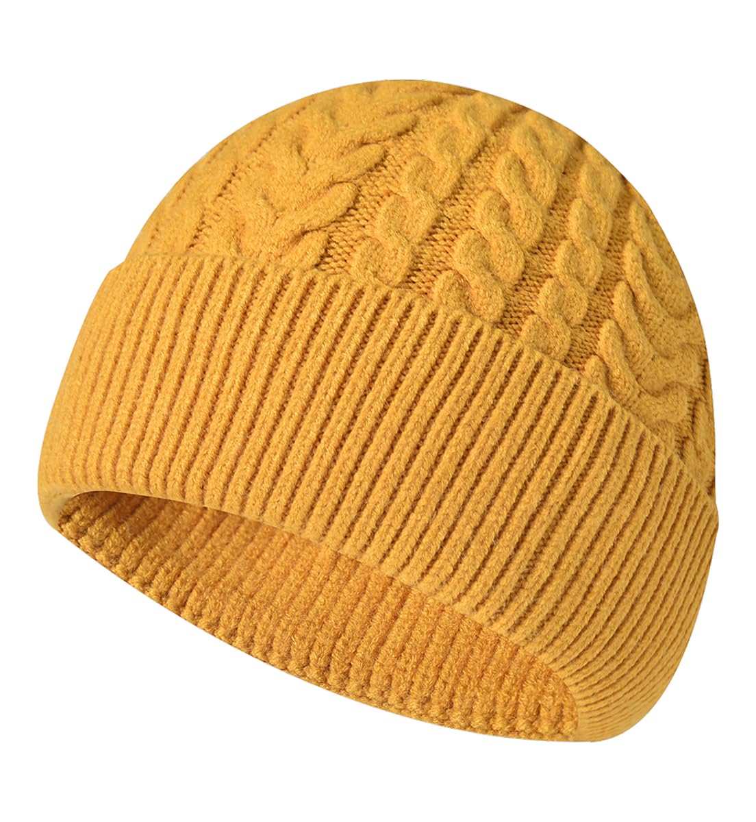 RaysonBeanie Men's Women's Winter Hat Warm Winter Hat Unisex Warm Fleece Running Hat Beanie Warm Knitted Hat Cap Fishing Hat Docker Hat Baseball Cap Cappello Antivento