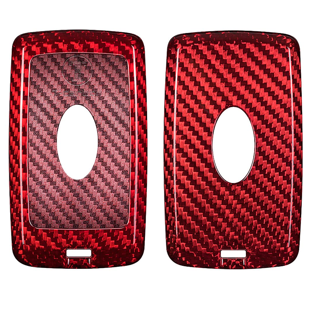 M.JVisun Genuine Carbon Fiber Key Fob Cover For Land Rover Defender Discovery 5 Sport For - View #3