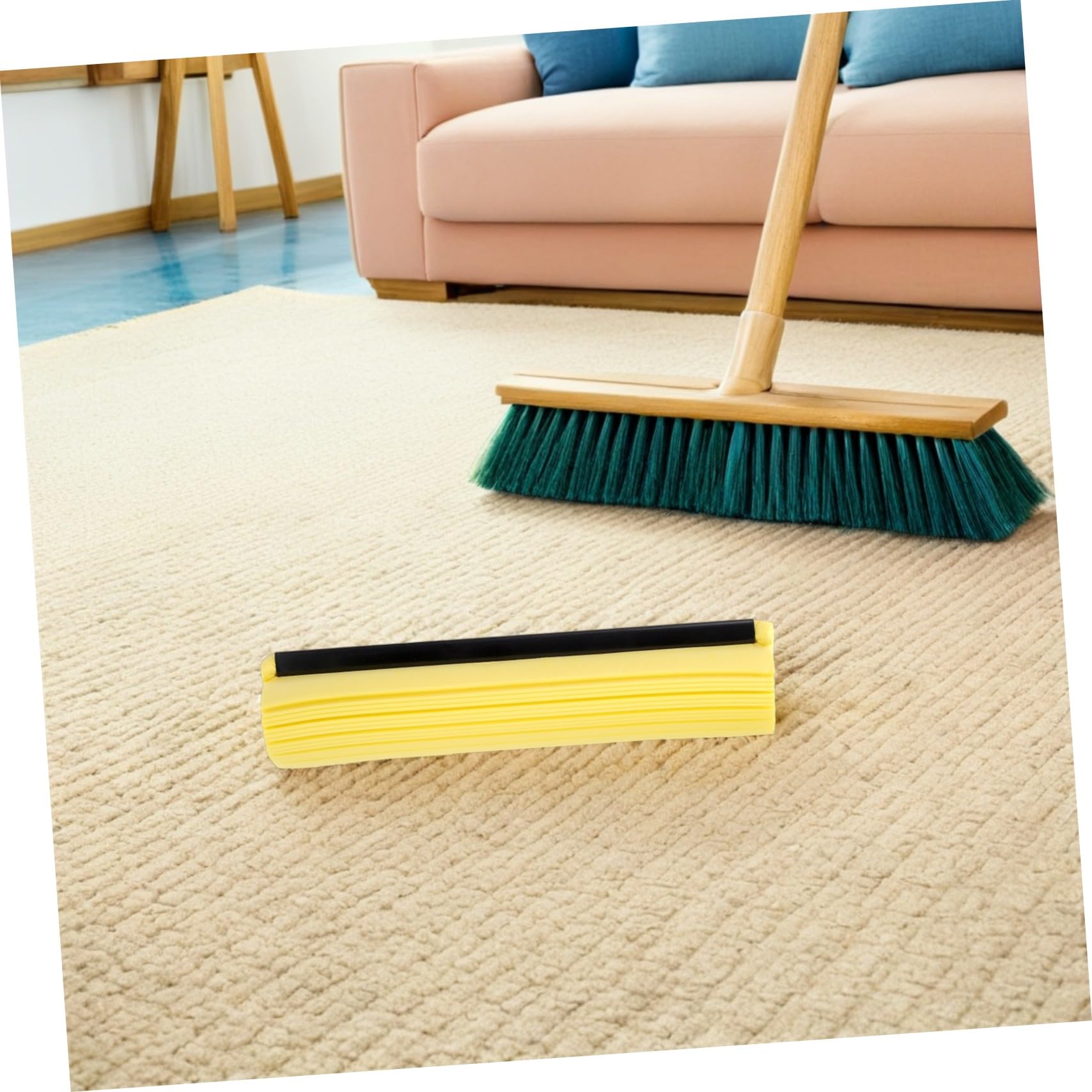 PRETYZOOM 8 Piezas Unidades Cabezales de Recambio para Fregona Pva Cabezal Absorbente y Resistente para Limpieza Cocina Baño Garaje y Jardín Compatible Universalmente