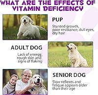 Vista 4 de Gotas multivitamínicas para perros 15 en 1 Multivitamínico líquido con glucosamina, MSM y Omega para la salud de las articulaciones, el corazón