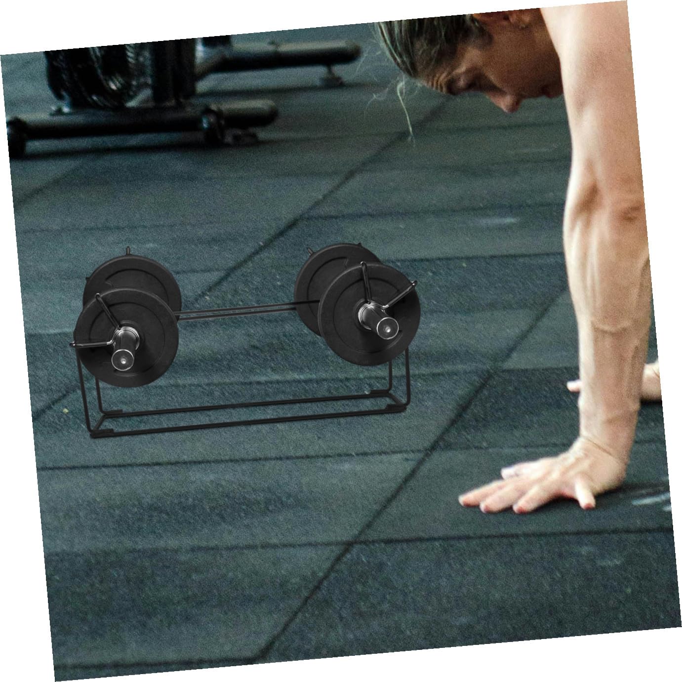 INOOMP 2pièces Support De Rangement Pour Haltères Intérieur Étagère De Stockage Pour Dumbbells Accessoire Pratique Et Pour Salle De Sport à Domicile