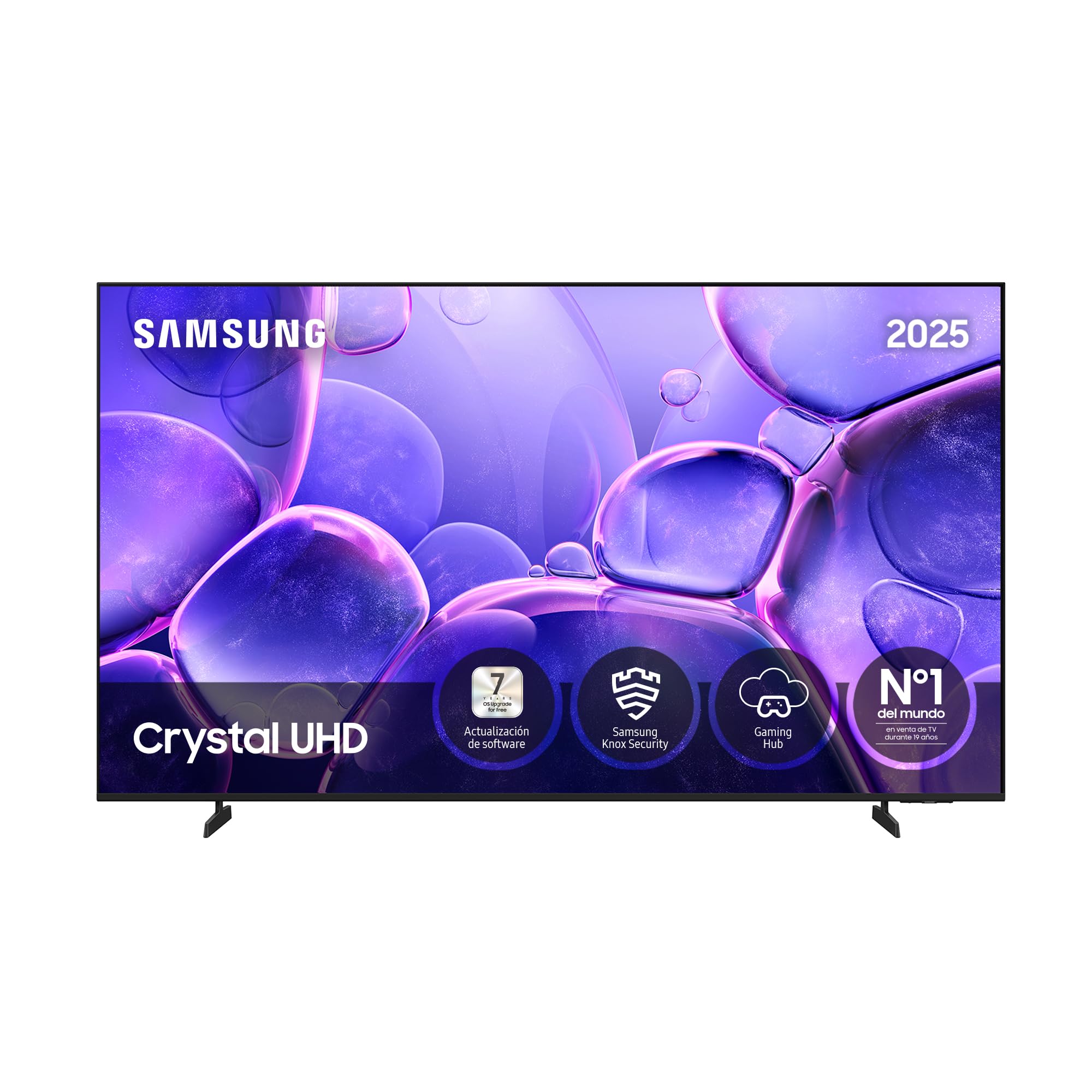 Samsung TV 43 Pulgadas Crystal UHD U8075F 4K Smart TV, Colores increíbles con Crystal Processor 4K, Escucha Todos los Altavoces con Q-Symphony, Datos protegidos Knox Security y Gaming Hub — view 21