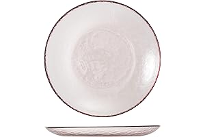 Los Cabos Glass Dinnerware Salad Plate in Pink