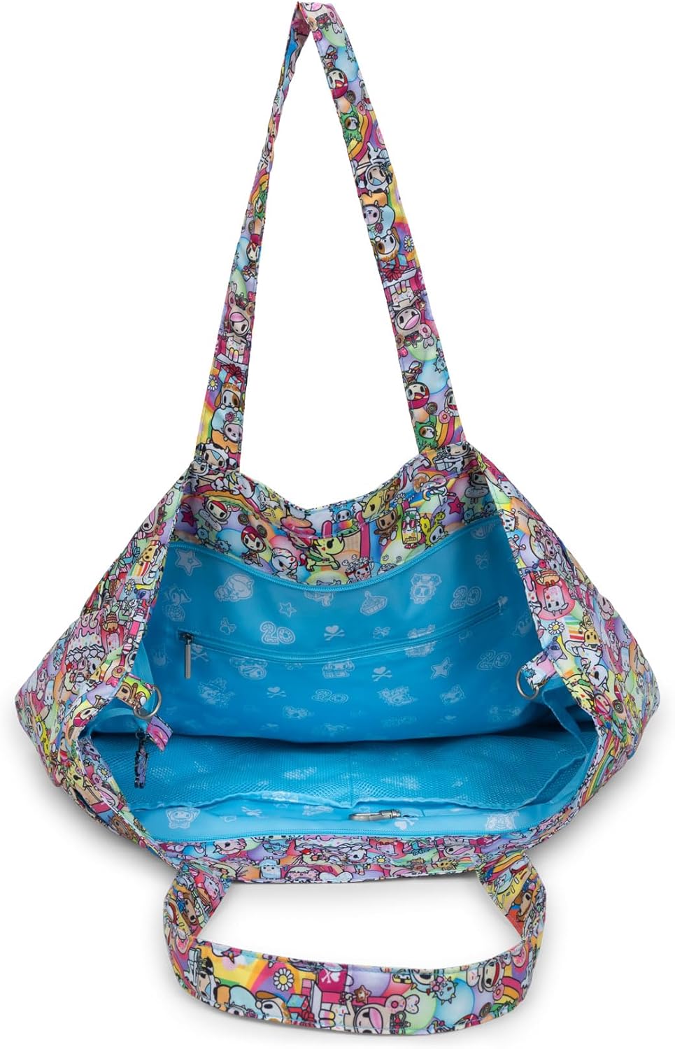 Super Be Plus Tote Bag, Bag for School or Travel, Fits Laptops & Notebooks, 8 Pockets-Long Shoulder Straps, Machine Washable - Image 4