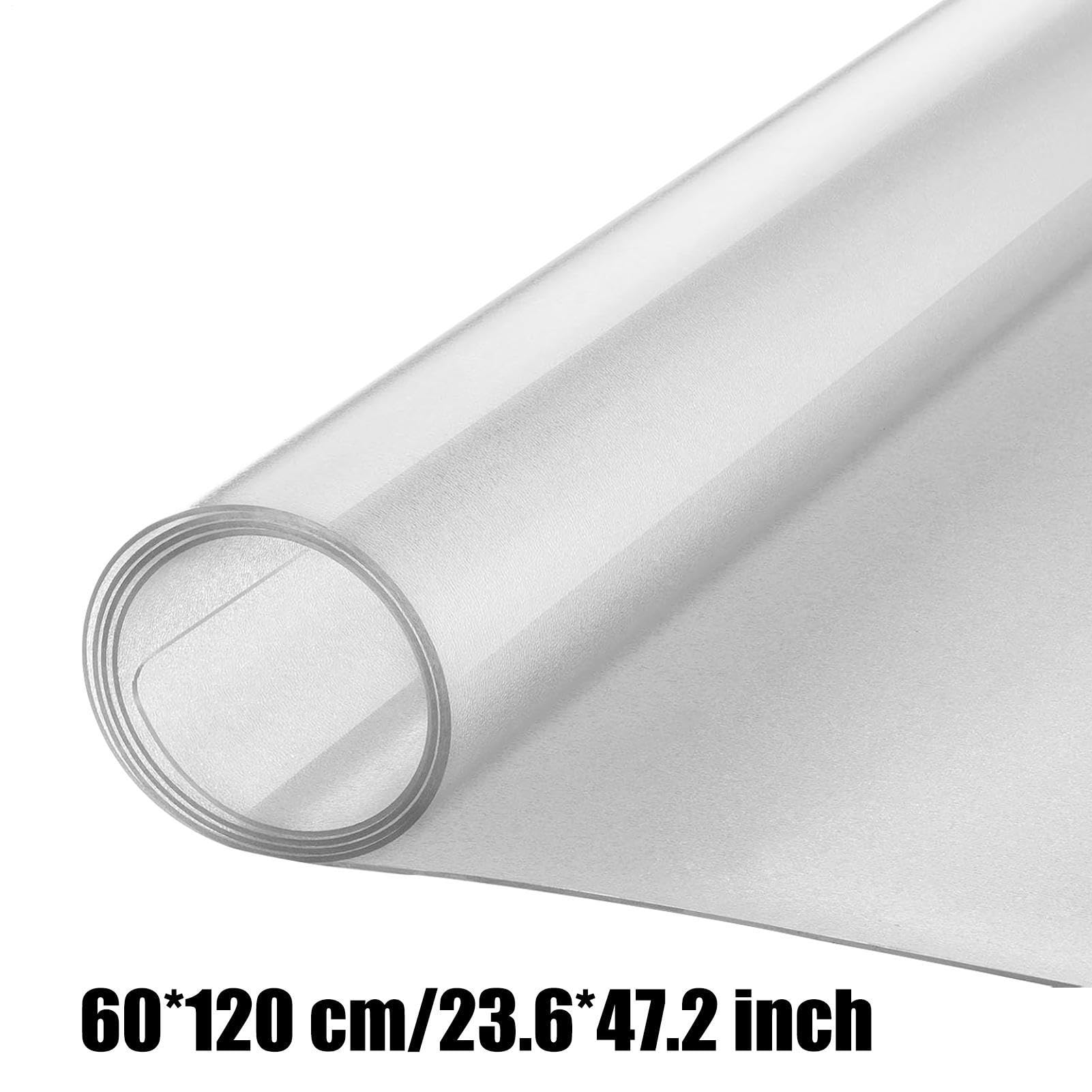 Protector Transparente Mesa - Cubierta Mate 0.7mm Grosor, Mantel Protector Escritorio Resistente Impermeable Cocina Hogar Oficina Tocador Comedor Picnic Mostrador Muebles, Cubierta Antideslizante