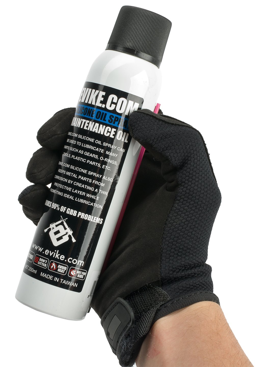 Evike - Competition Grade Airsoft/Firearm Silicone Lubricant Oil Spray - 200ml / 6.7oz Large Can - (PID: 25170)