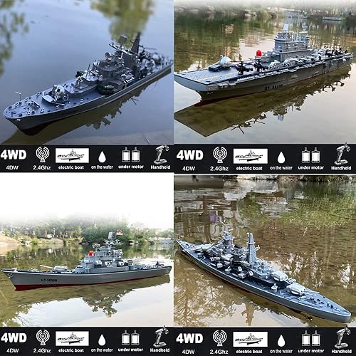 Miniatura 4 de 7.4V 1500mAh 18650 Lipo Battery Piezas de repuesto Aplicar en barco de velocidad de buque de guerra de control remoto Universal (1)