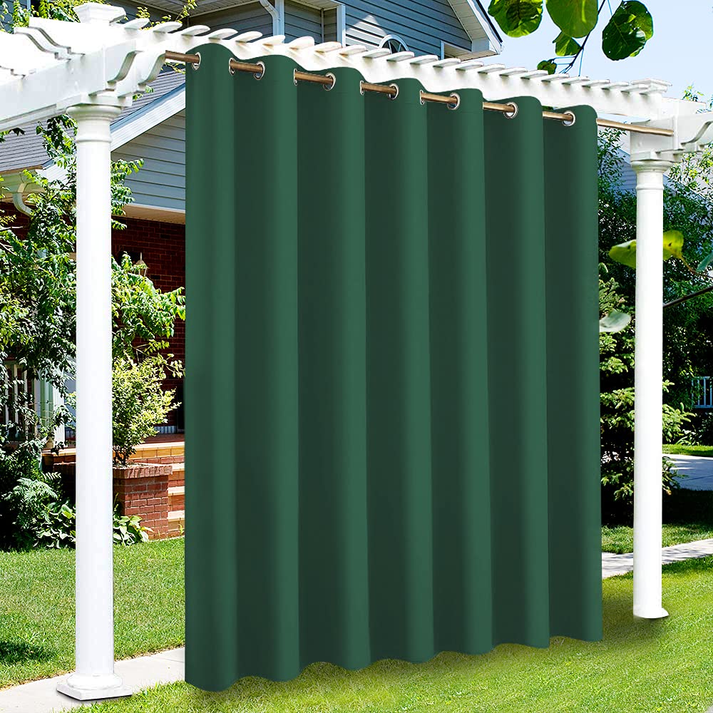 ele ELEOPTION Outdoor Curtains, Waterproof, Upgrade Extend Outdoor Curtain with Eyelets, UV Protection, Windproof, Opaque Curtain, Indoor and Outdoor Curtains for Garden, Yard, Balcony โ image 1