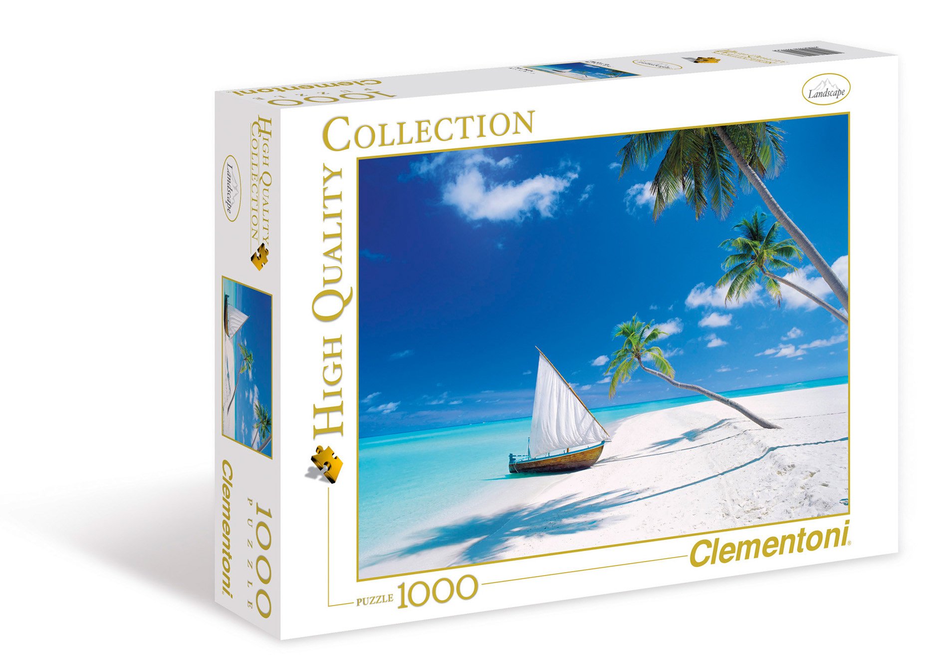 Amazon.co.jp: 1000ピース ジグソーパズル Clementoni モルディブ 海