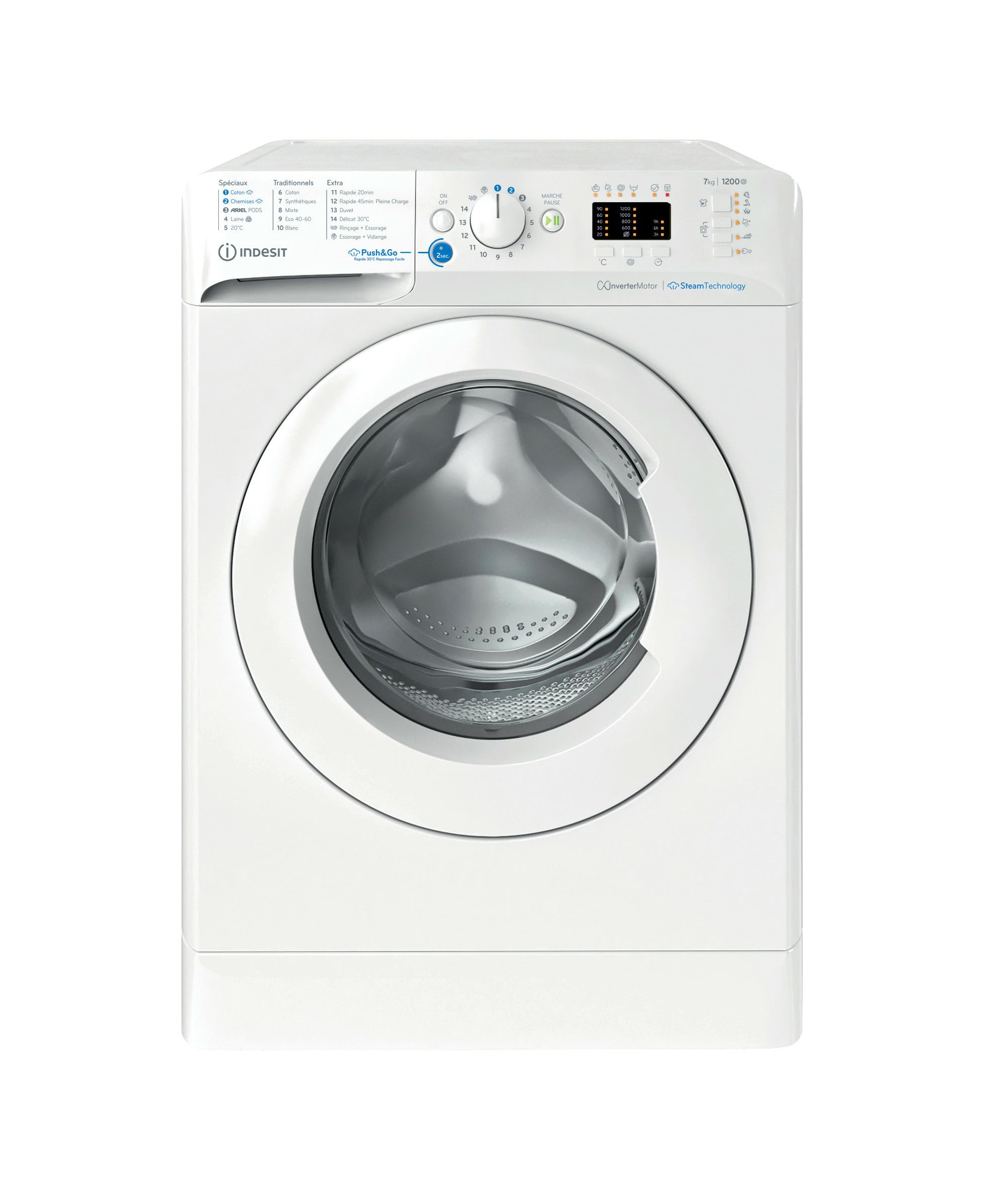 INDESIT Lave linge Frontal BWA71295XWVFR