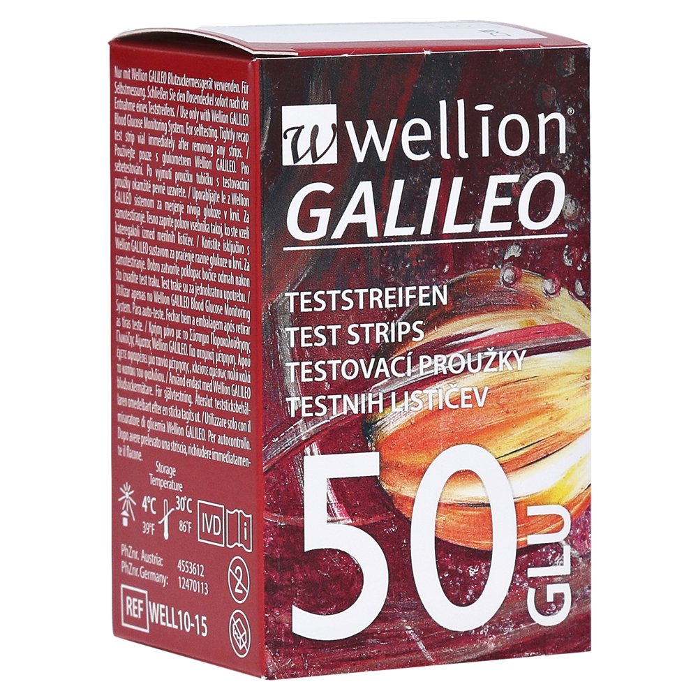 WELLION GALILEO Blutzuckerteststreifen 50 Stück