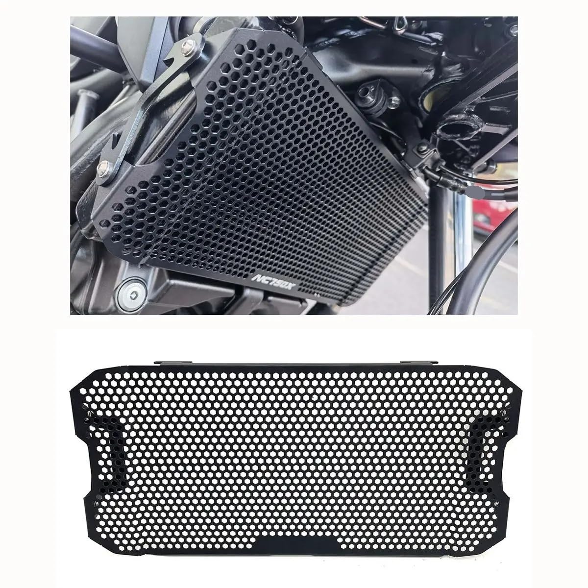 Radiatore Protezione Per Griglia Radiatore Moto Nera Per NC750S | Per Griglia Radiatore Moto Nera Per NC750S NC750X 2014-2020 Per NC700N NC700X