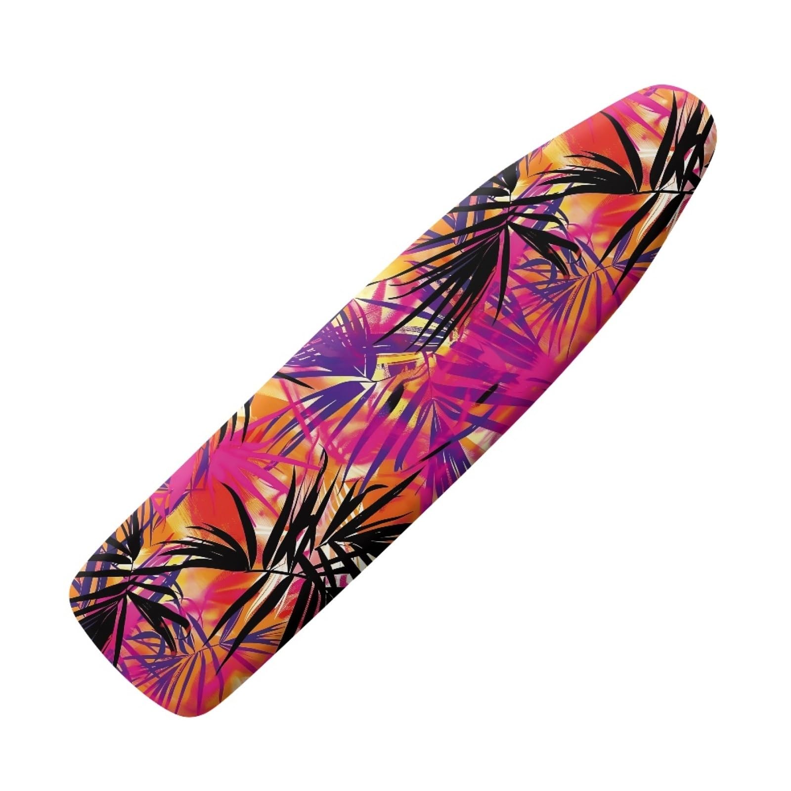 Elasticated Ironing Board Covers 125 X 45 Pink Black Universal iron board covers and Padding,Adjustable Fastener,Durable,Washable,Easy to Install,Slip-resistant and heat-resistan