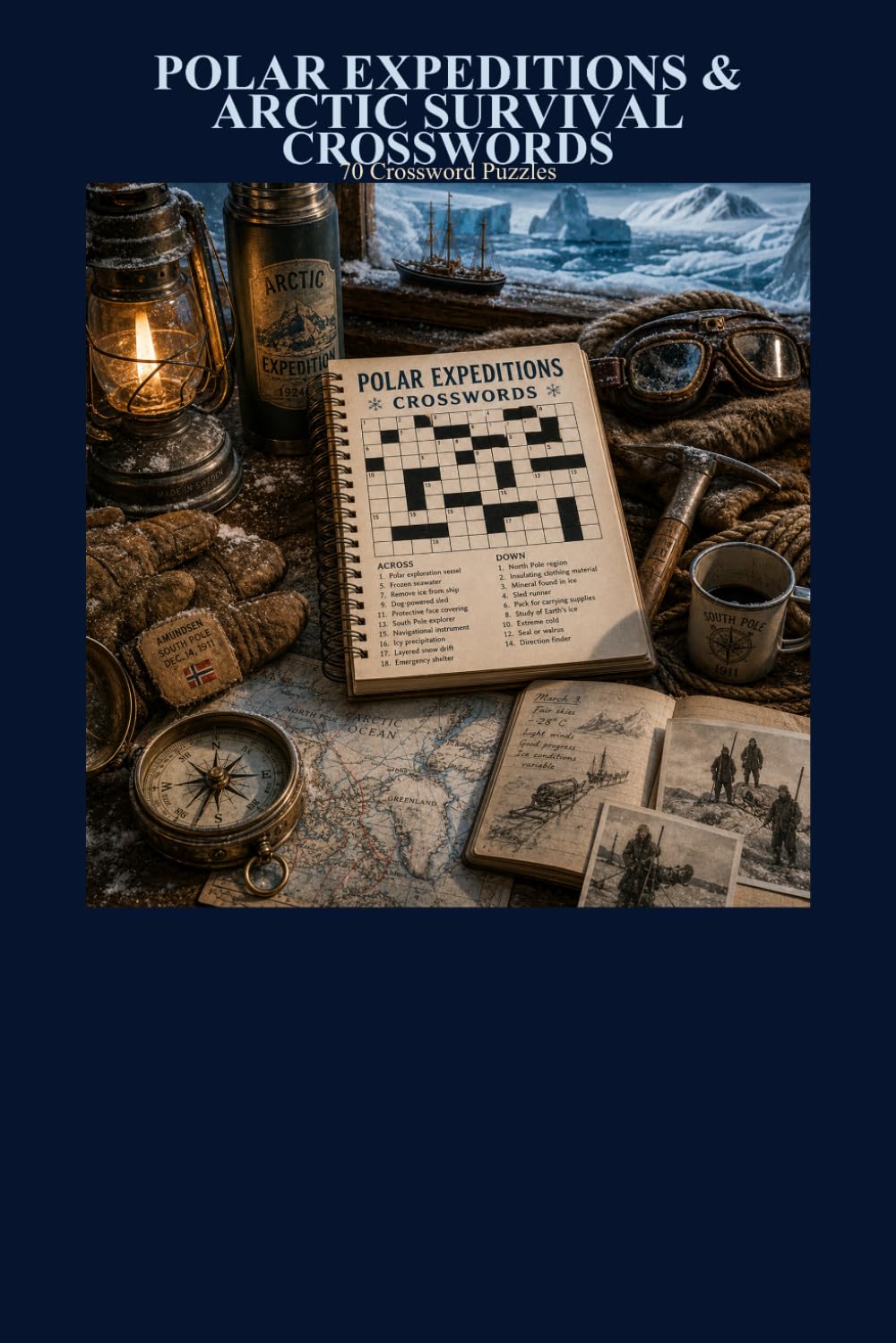 Polar Expeditions & Arctic Survival Crosswords 70 Crossword Puzzles