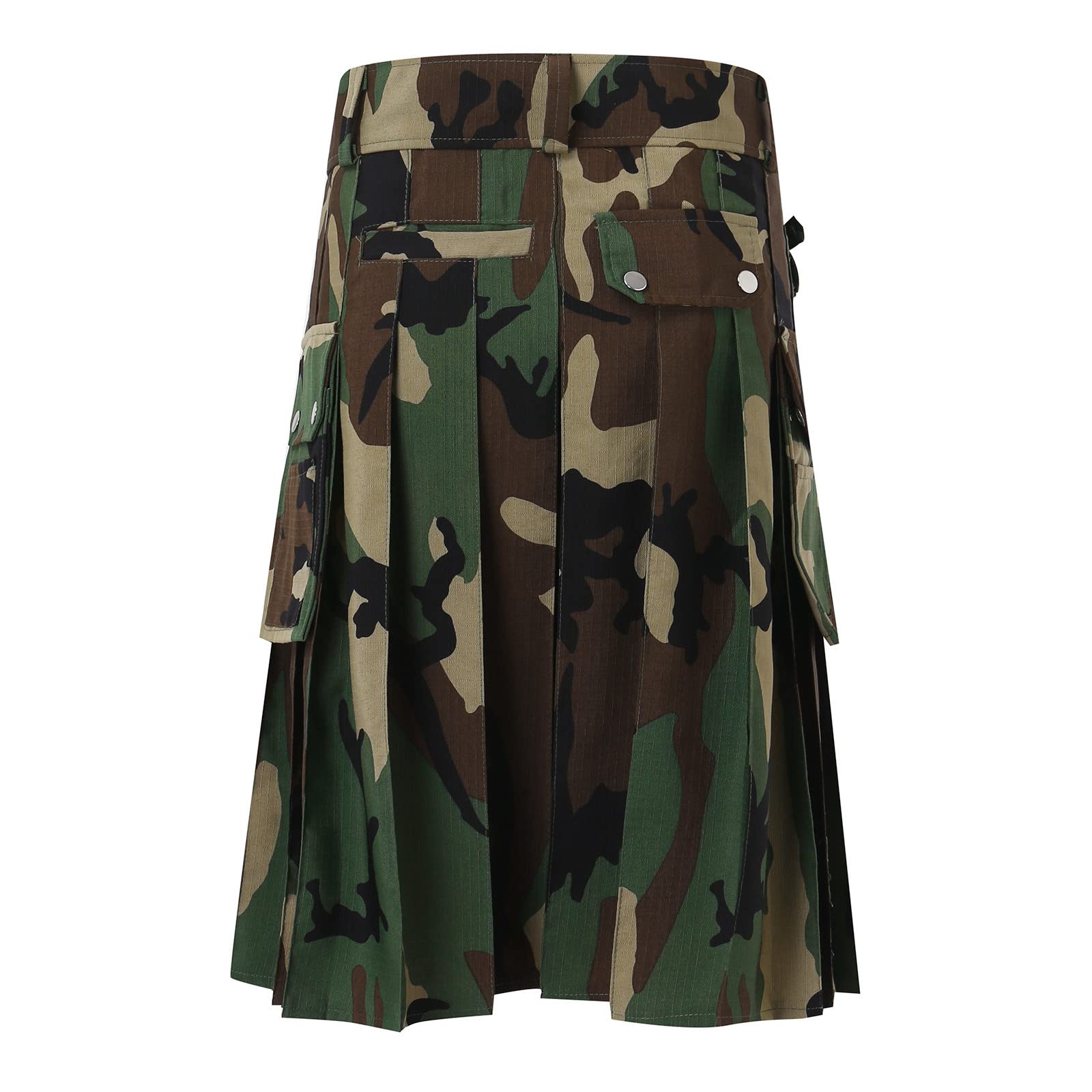 Kilt Traditionnel Hommes Mode Jupe écossaise Nouveau Hommes Jupe Utilité Homme Classique Rétro Jupe Médiévale Écosse Plissée Épissure Kilt écossais