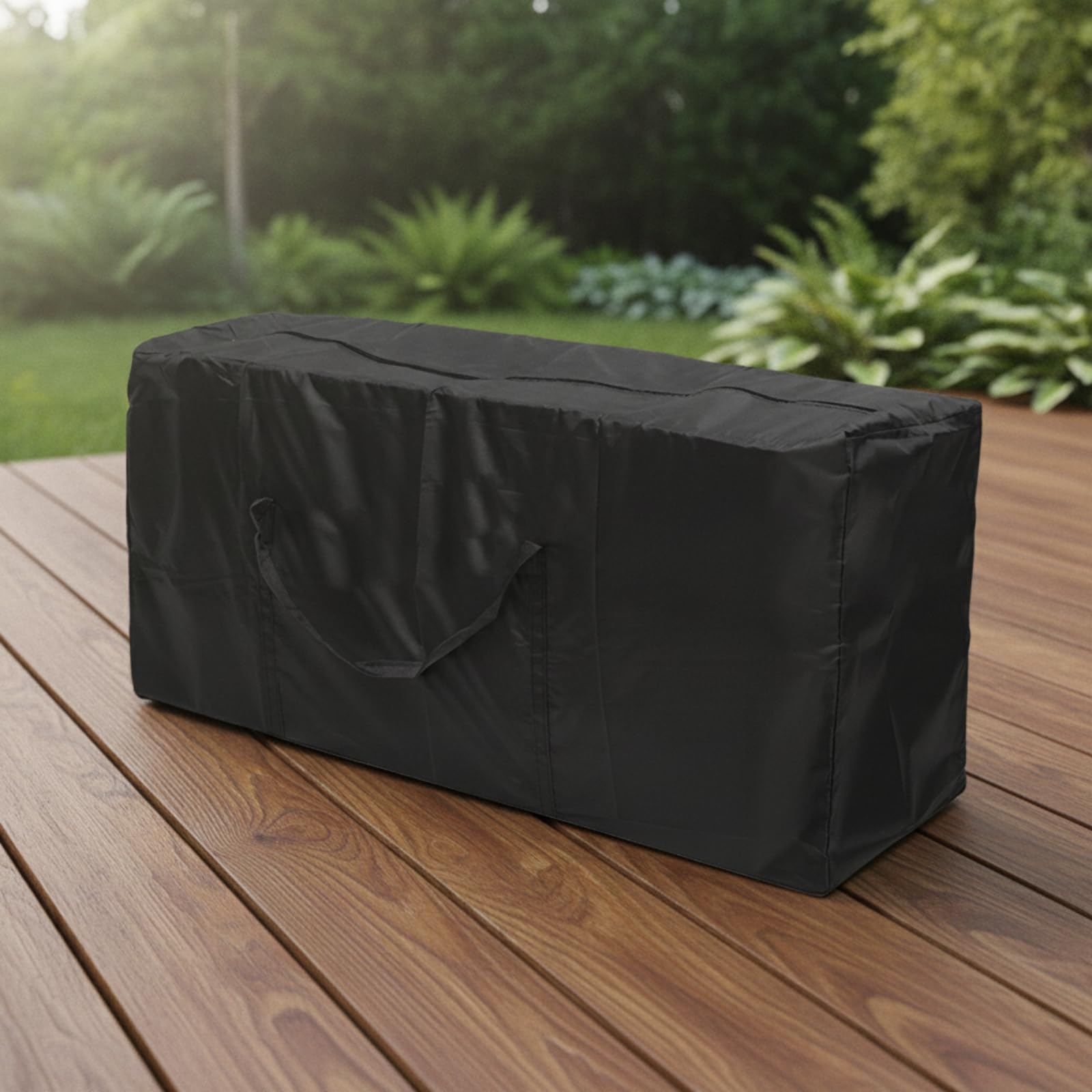 Baoblaze Bolsa Almacenamiento para Muebles Patio Espaciosa Bolsa Almacenamiento con Cremallera Gran Capacidad para Garaje, Tela Oxford 600D