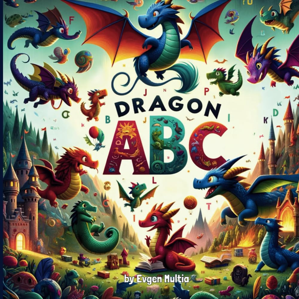 Dragon ABC: A Magical Journey Through the Alphabet with Colorful Dragons (ABC Alphabet Adventures)