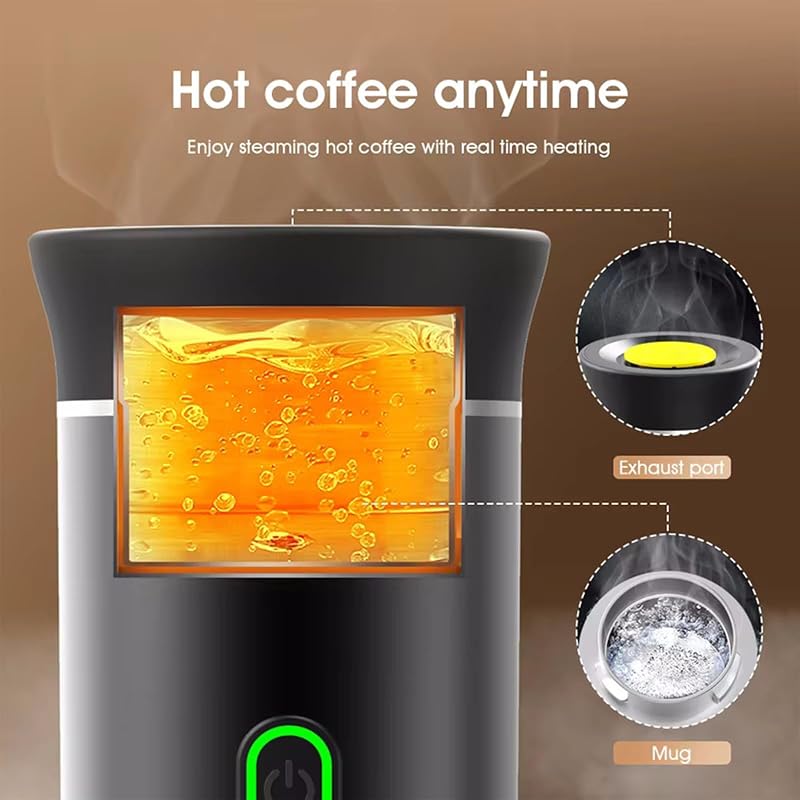Liwankaqi Hordozható Elektromos Espresso Kávéfőző 3in1 Kapszula Kávégéphez