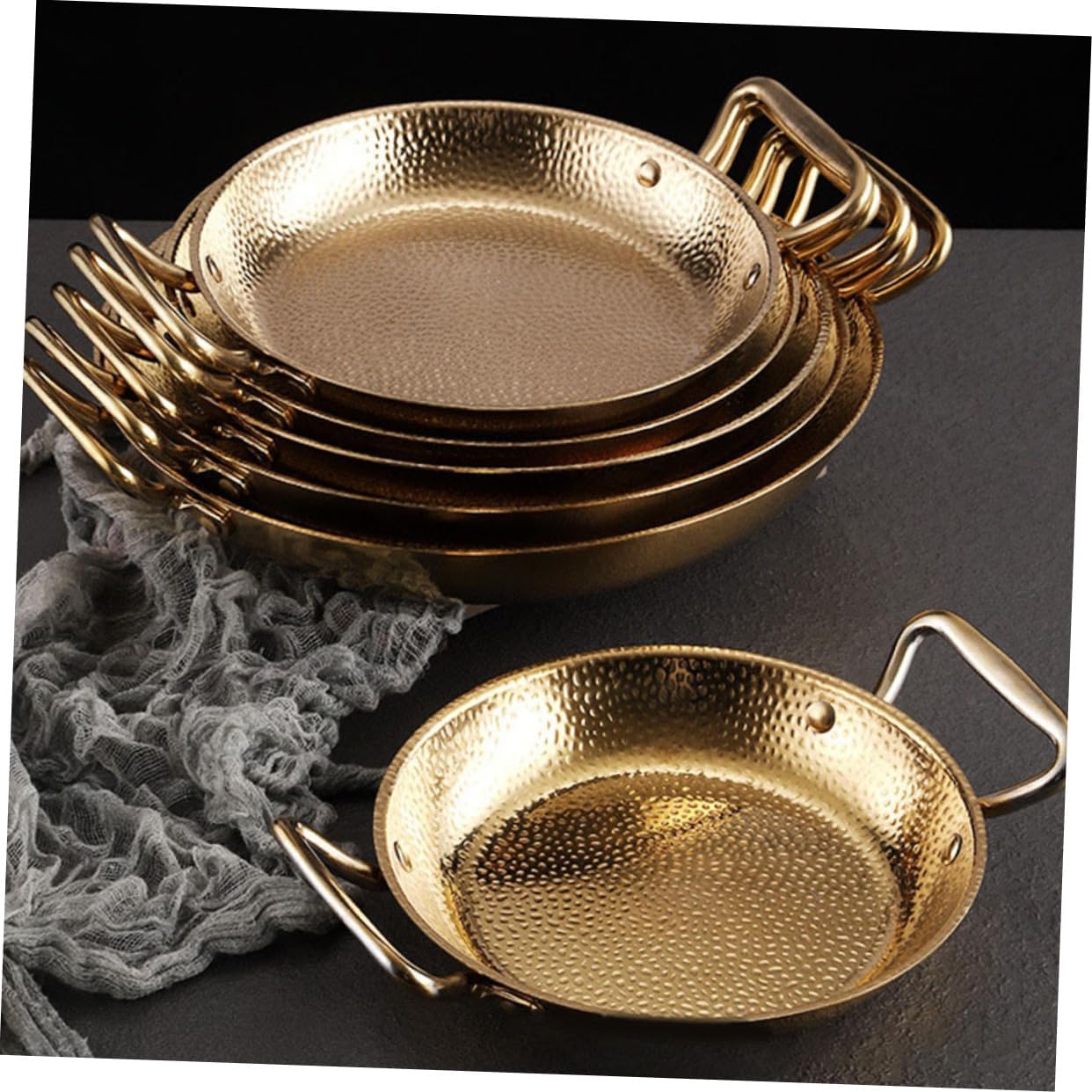 Unomor Cookware for Kitchen Double Handle Cooking Korean Style Pot for Cooking Easy Clean High Heat Tolerance for Sukiyaki
