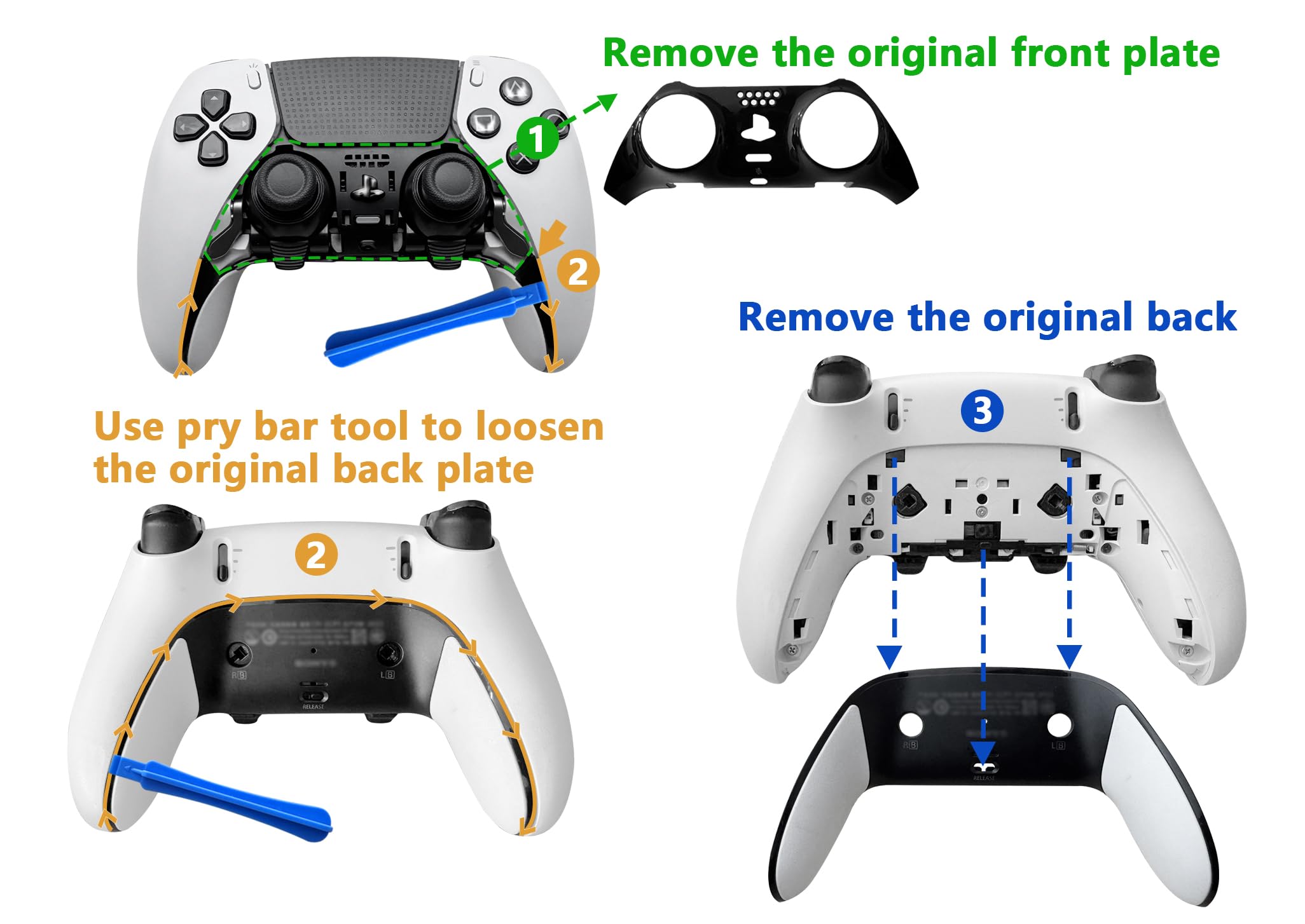 Amazon.co.jp: 交換用バックシェルカバートリム DualSense Edge