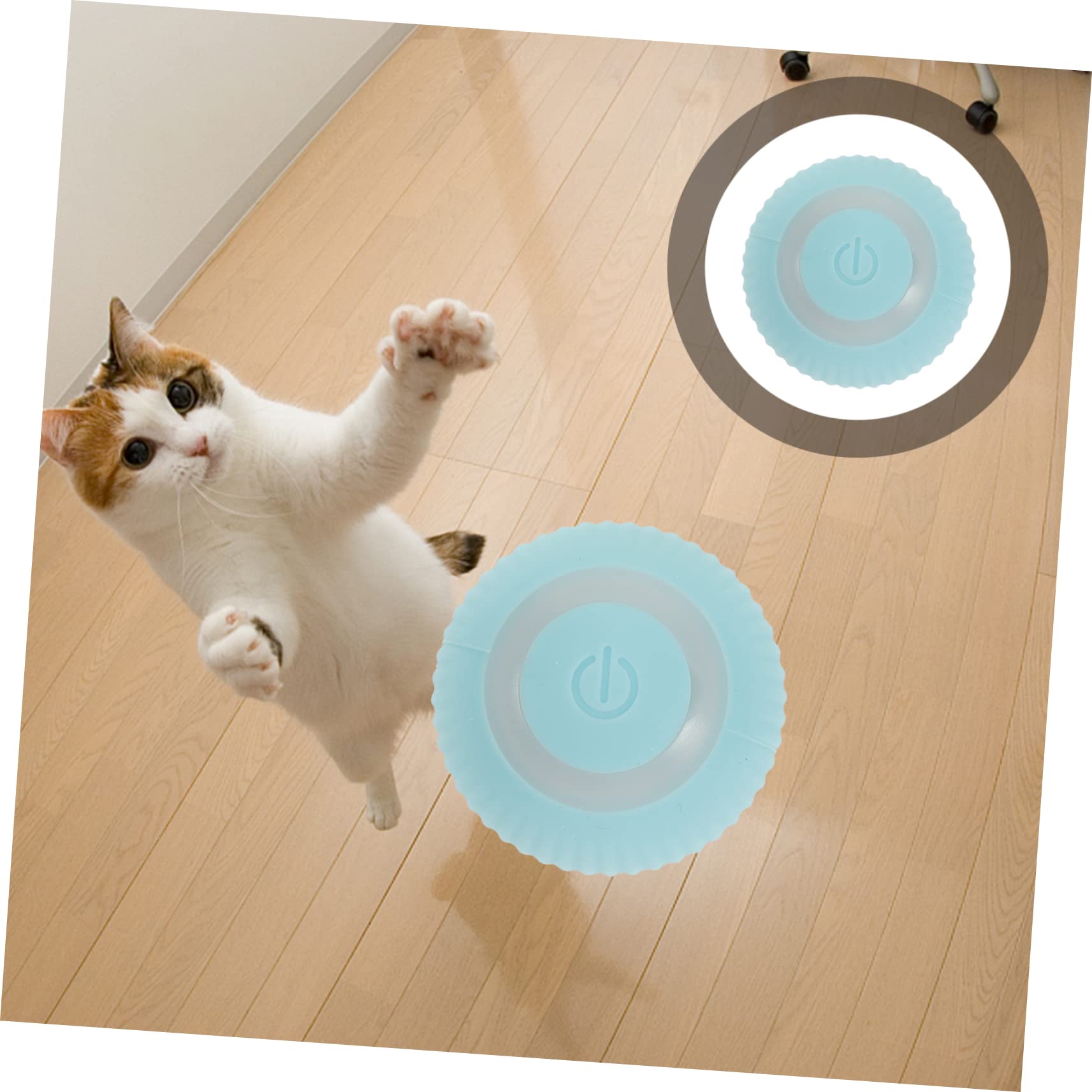 Kisangel Lot De 4 Accessoires Amusants pour Chatons Jouet Compact pour Chatons Fonction Griffoir Jouet Portable pour Chat À Usage Intérieur