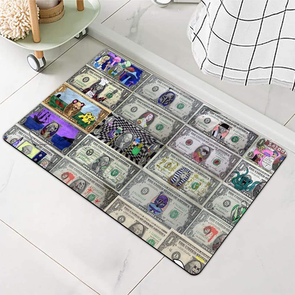 Forever Lifestyle Diatomaceous Earth Bath Mat - 24x15 Inch, Fast Dry, Absorbent, Non-Slip, Dark Grey