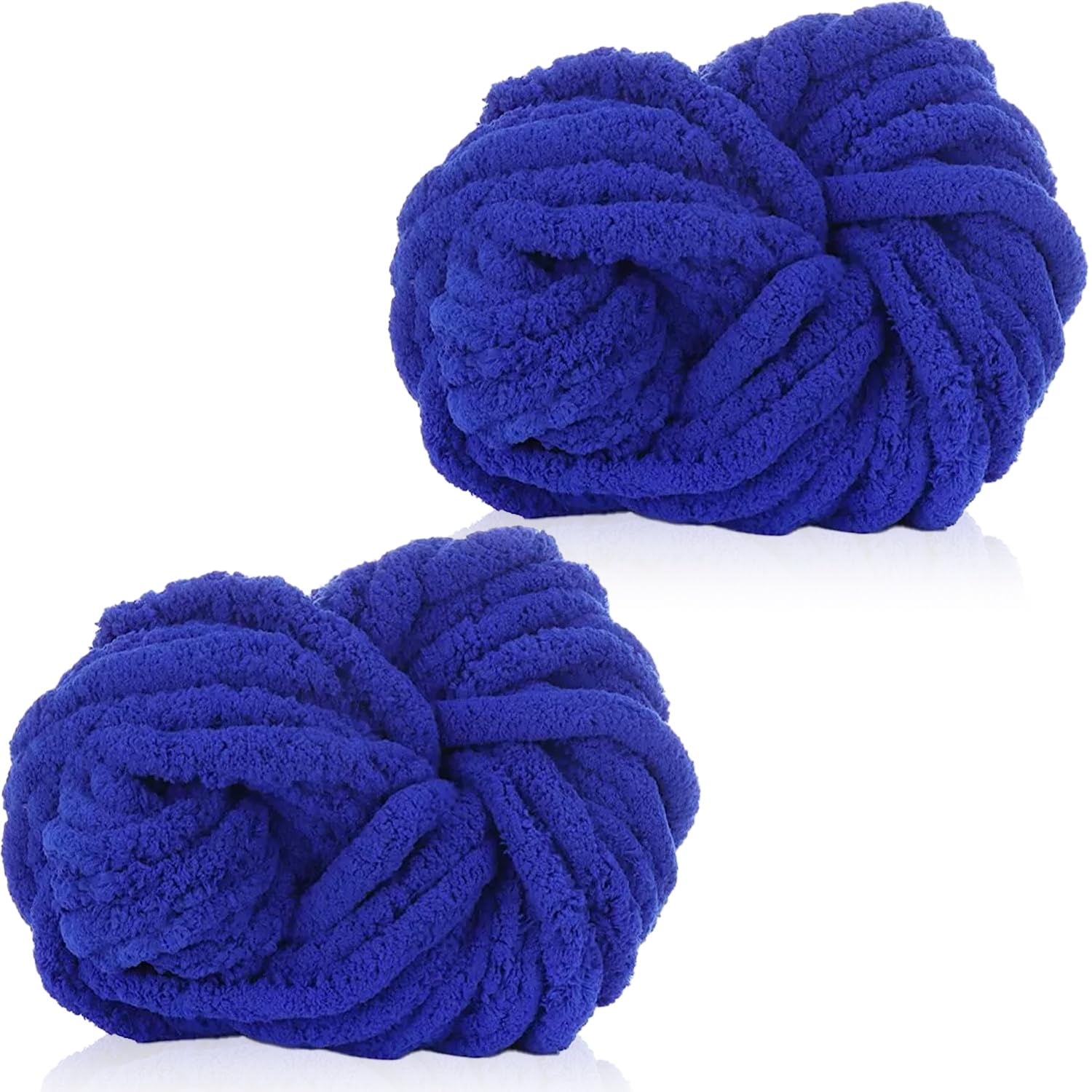Chunky Knitting Wool 250g×2,Chenille Yarn for Crocheting&Knitting,Chunky Yarn for Crochet,Thick Wool for Blanket,Cushion,Pet Beds,Bags,Hats,Scarves