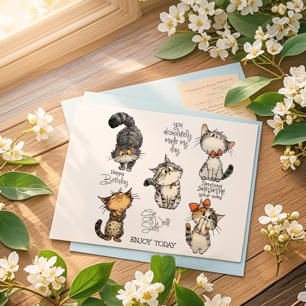 Animal Stamps & Dies Set - Card Making & Scrapbooking -7