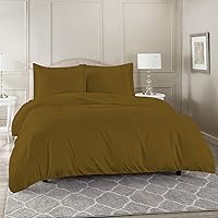 Vista 13 de Lujosa funda de edredón suave de 800 hilos, 100% algodón egipcio, tamaño Queen de gran tamaño (98 x 98 pulgadas), 1 funda de edredón con cierre