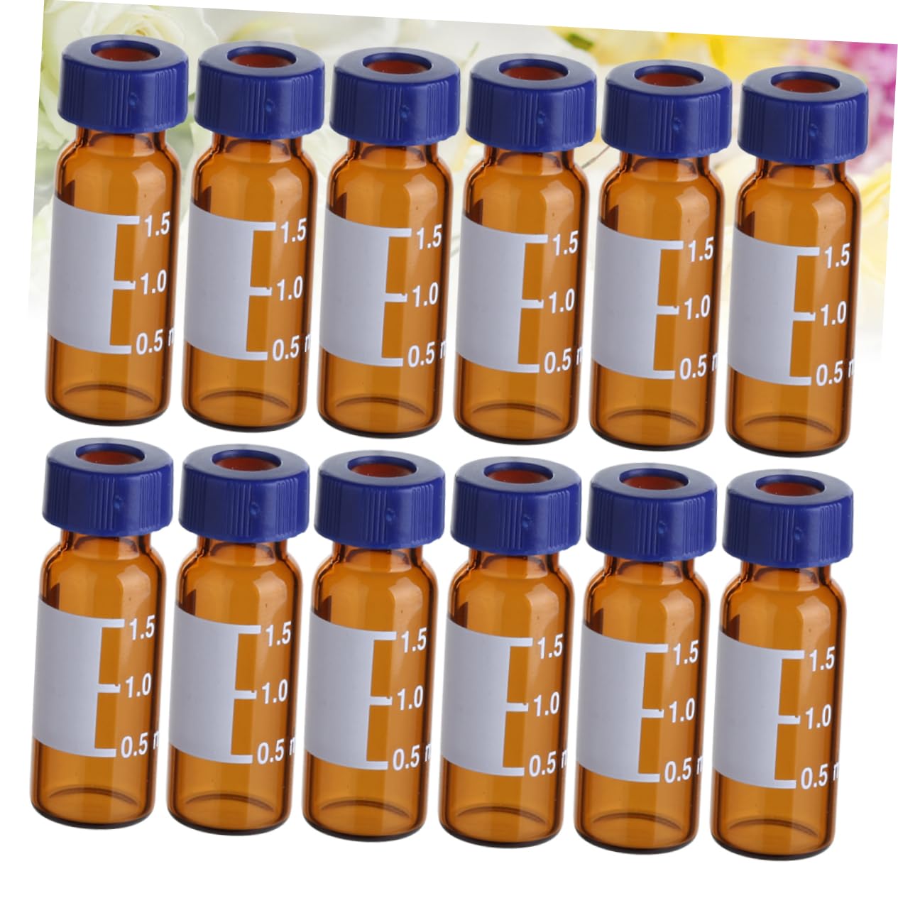 Alipis 10 Juegos Frascos De Muestreo De Vidrio Para Laboratorio De Cromatografía De Almacenamiento Para Cosméticos 100 Piezas X 10