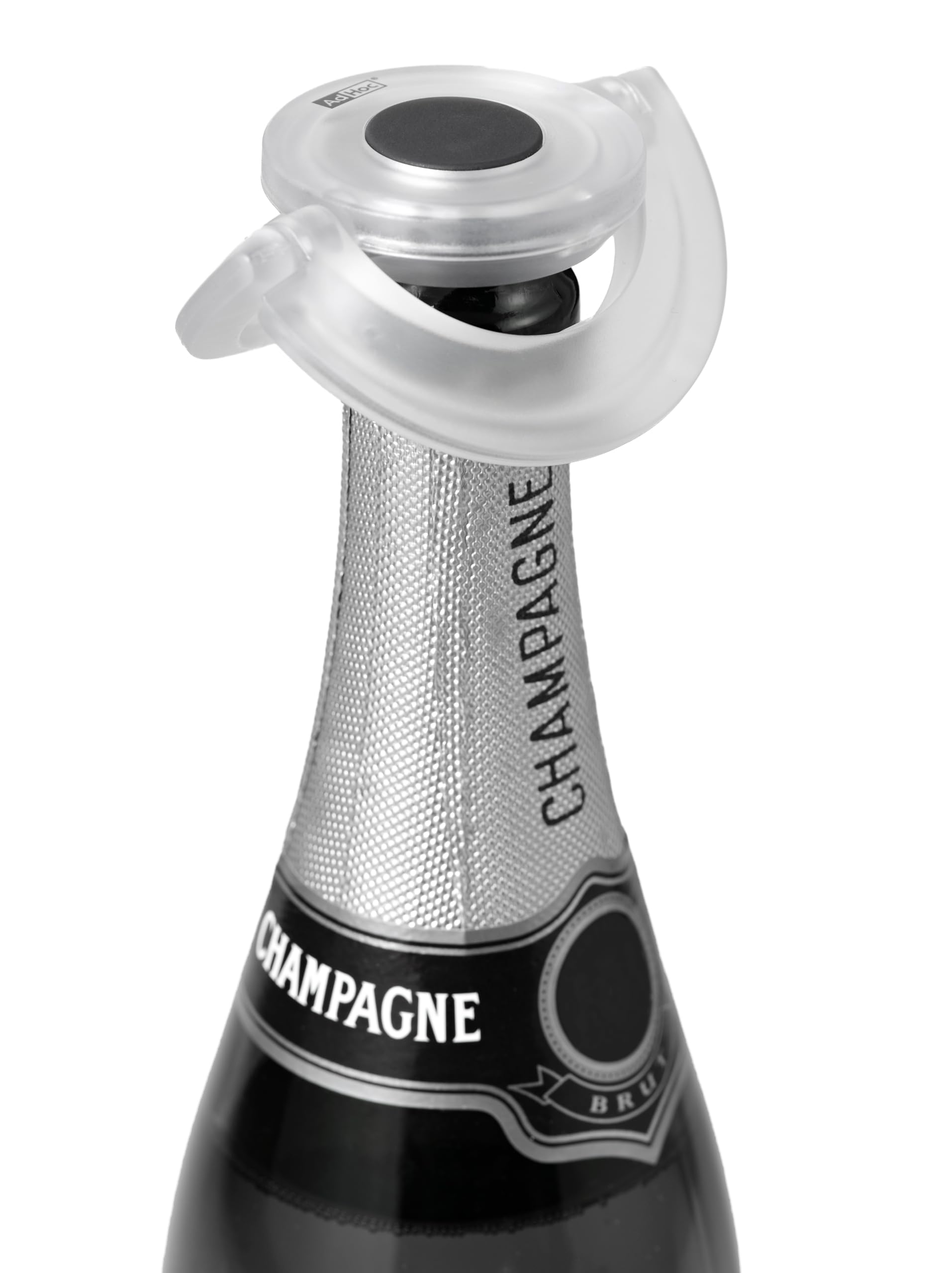 AdHoc Gusto Champagne Bottle Stopper Airtight Seal Keeps Fizzy Drinks Fresh