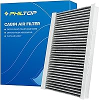 Vista 25 de PHILTOP Filtro de aire de cabina, ACF058 (CF10361) Reemplazo para Cobalt, HHR, G5, Ion, Pursuit, Filtro de Cabina Premium con filtro de carbón