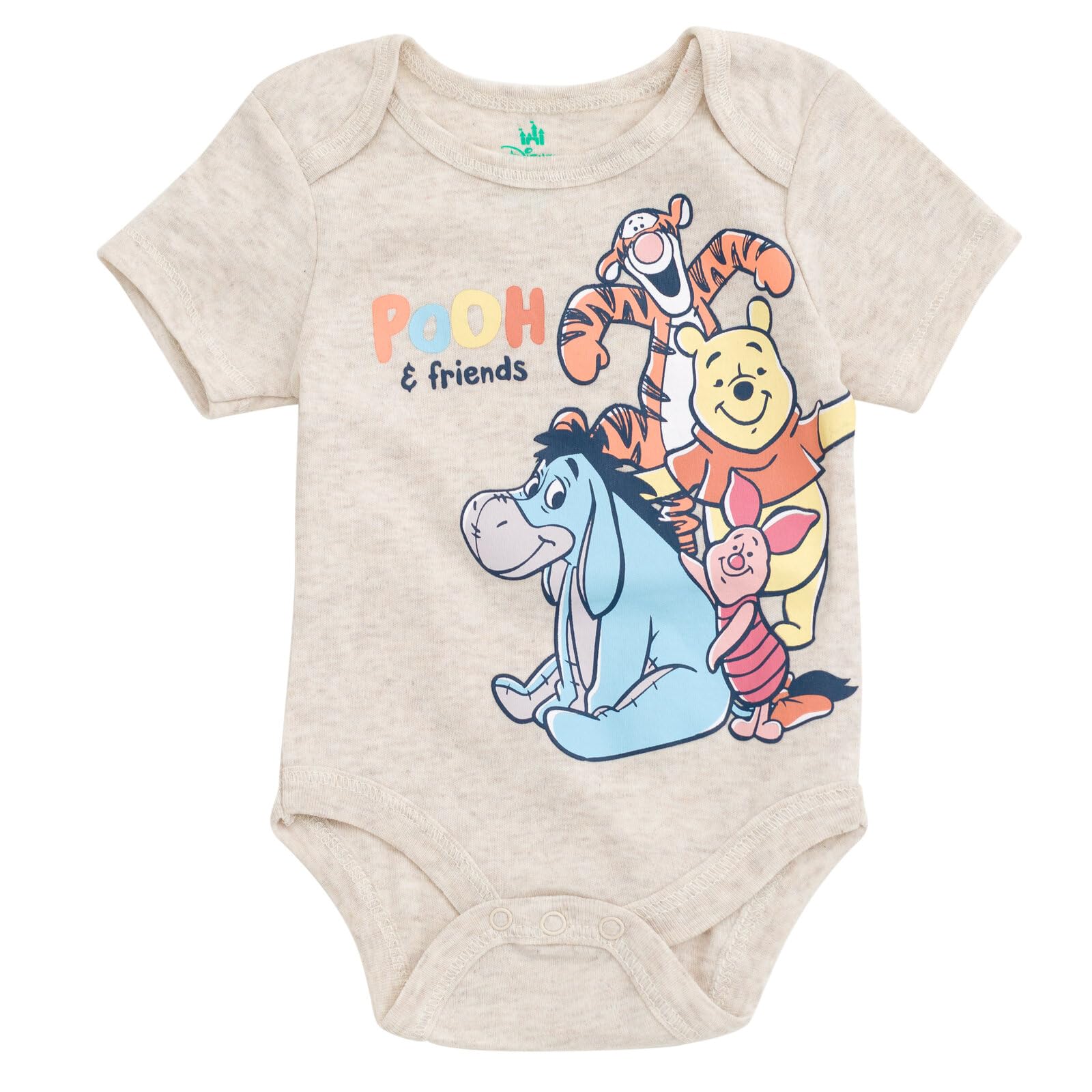 Disney Pixar 3-teiliges Baby-Set mit Overall, Shorts und Baseballkappe, Größen von Neugeborenen bis Kleinkindern (Neugeborene – 24 Monate)