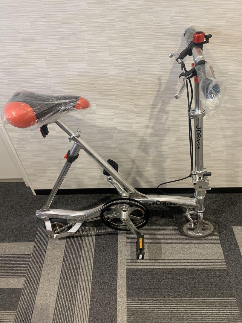 C17 折りたたみ自転車 JD RAZER JD Bike　鏡面仕上シルバー C17 折りたたみ自転車 JD RAZER JD Bike 鏡面仕上シルバー C17