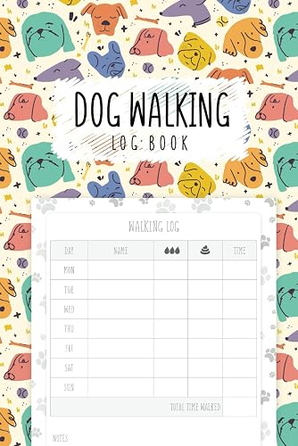 Dog Walking Log Book: Simple Journal for Dog Walking Business