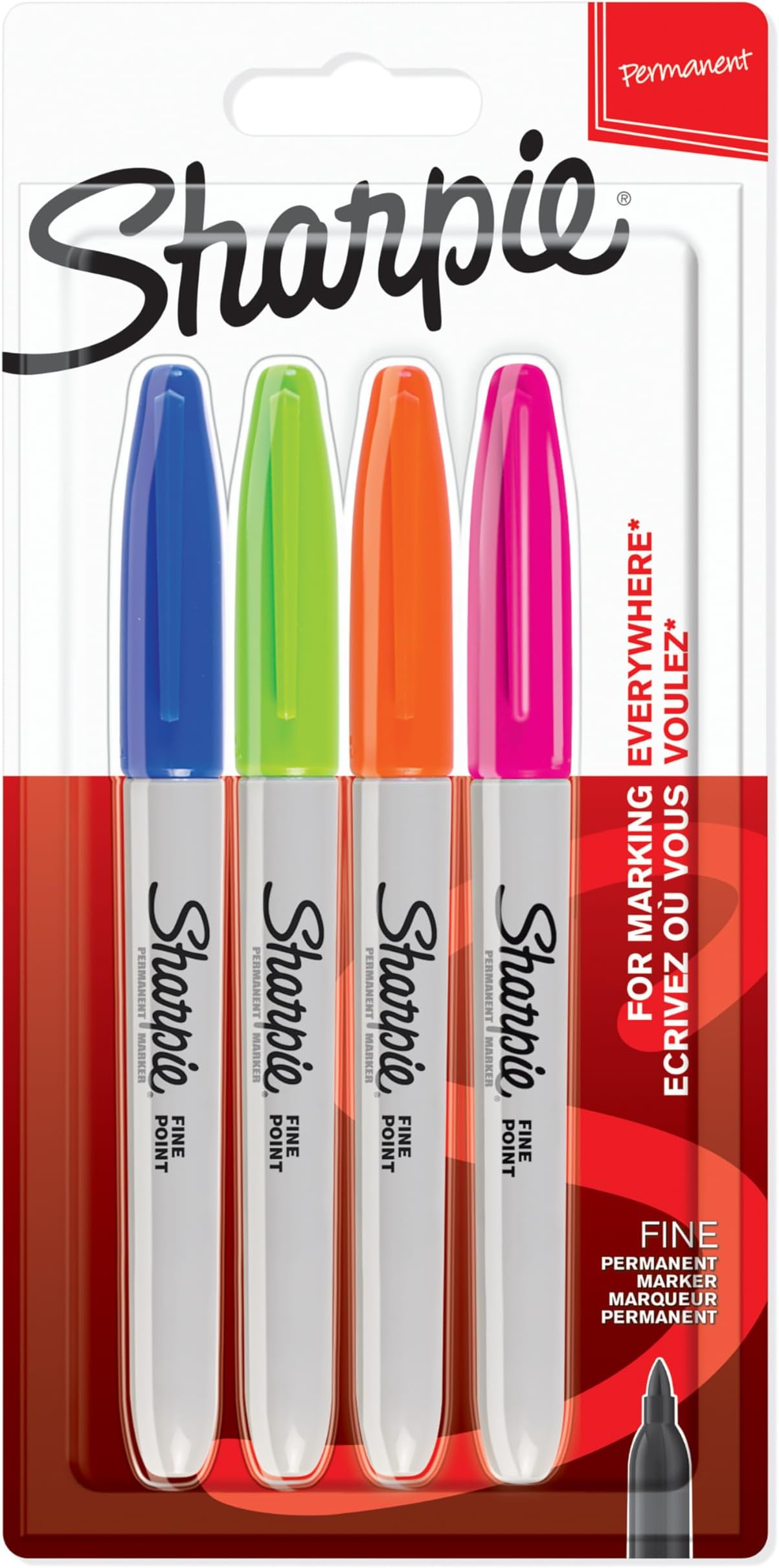 Sharpie Permanent Marker Set | Limited Edition Colour Assortment | Fine Point | 18 Count Marker Pens | Back to School Set