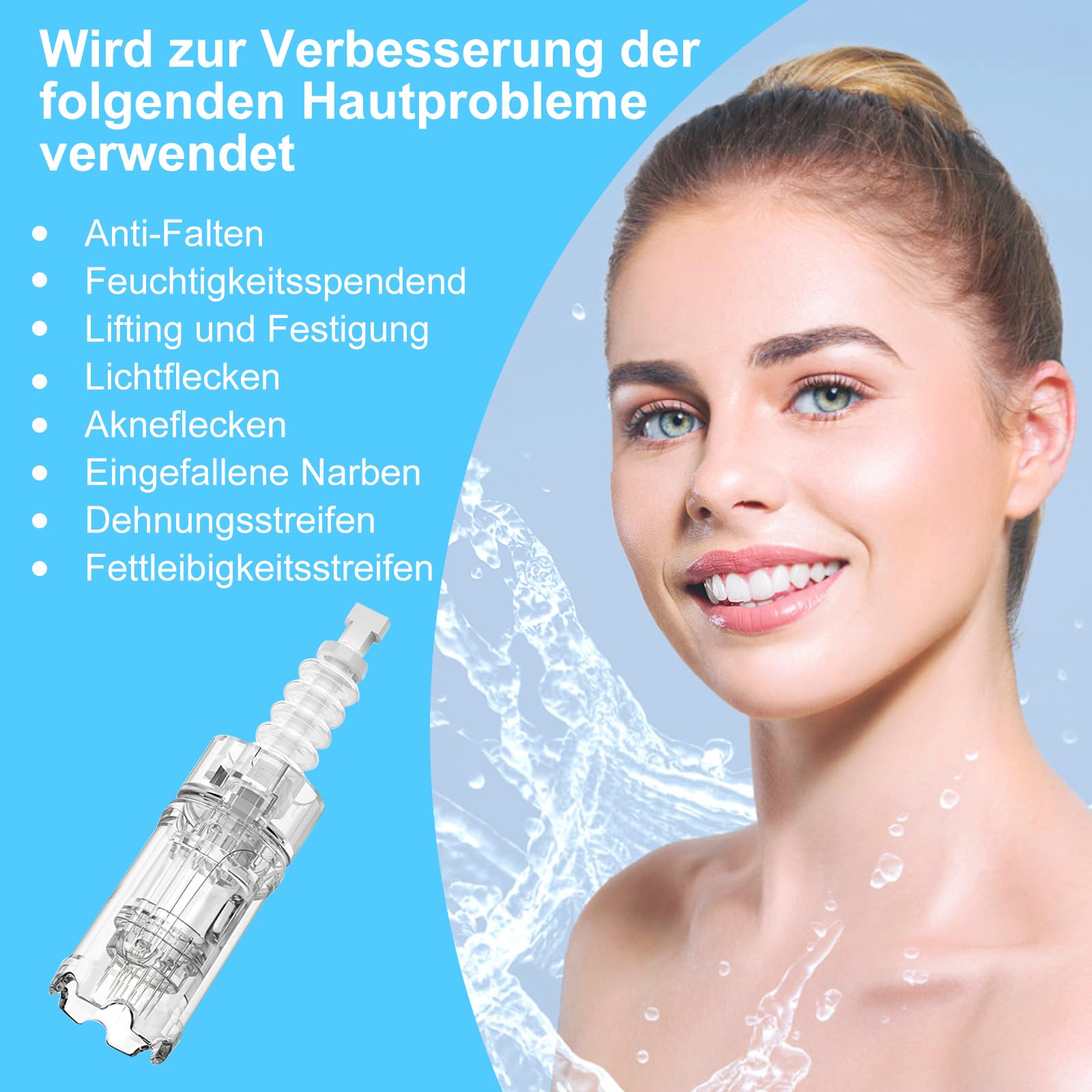 25 Stück 36 Pins dr pen Cartridges, entwickelt für Mikronadelstift dr pen Ultima A10, verwendet für Anti-Aging, Hautstraffung, Aufhellung von Hautunreinheiten