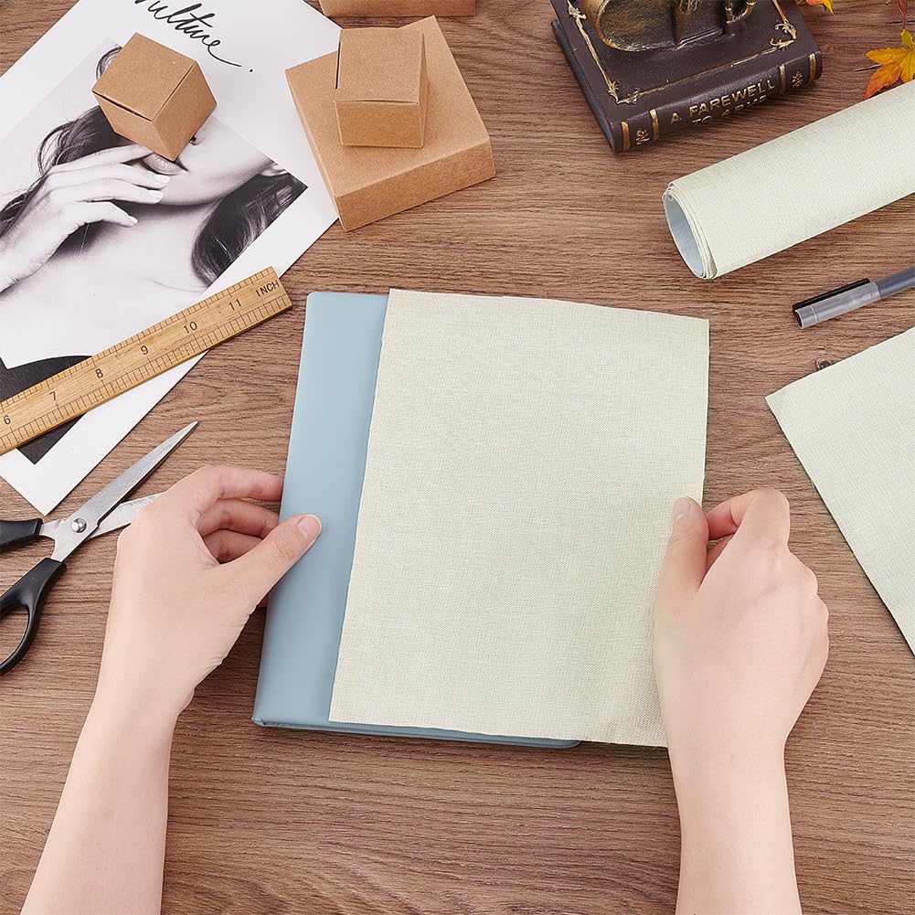 OLYCRAFT panno per rilegatura libri 100 x 43 cm tessuto retro carta copertura protettiva