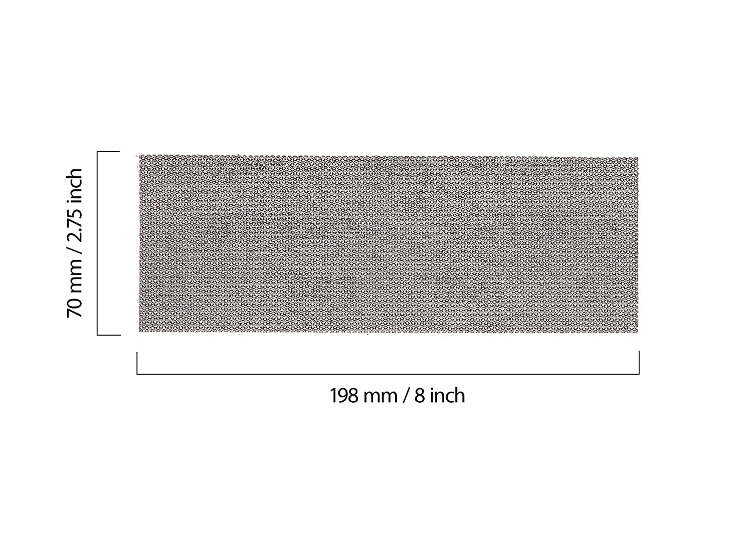 Mirka Abranet Net Paski szlifierskie 70 x 198 mm Grip/Mix-pack 5 sztuk każdego ziarna: 80, 120, 180, 240, 320, 400/30 sztuk/Do szlifowania drewna, wypełniacza, lakieru, tworzyw sztucznych