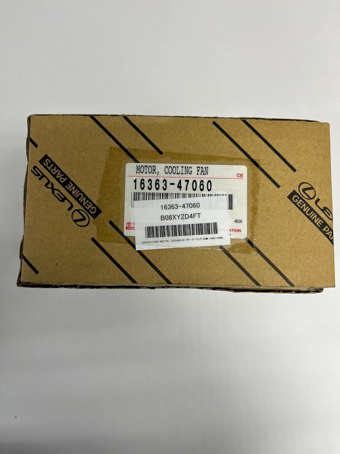 Toyota Motor Cooling Motor Model Number: 16363-47060