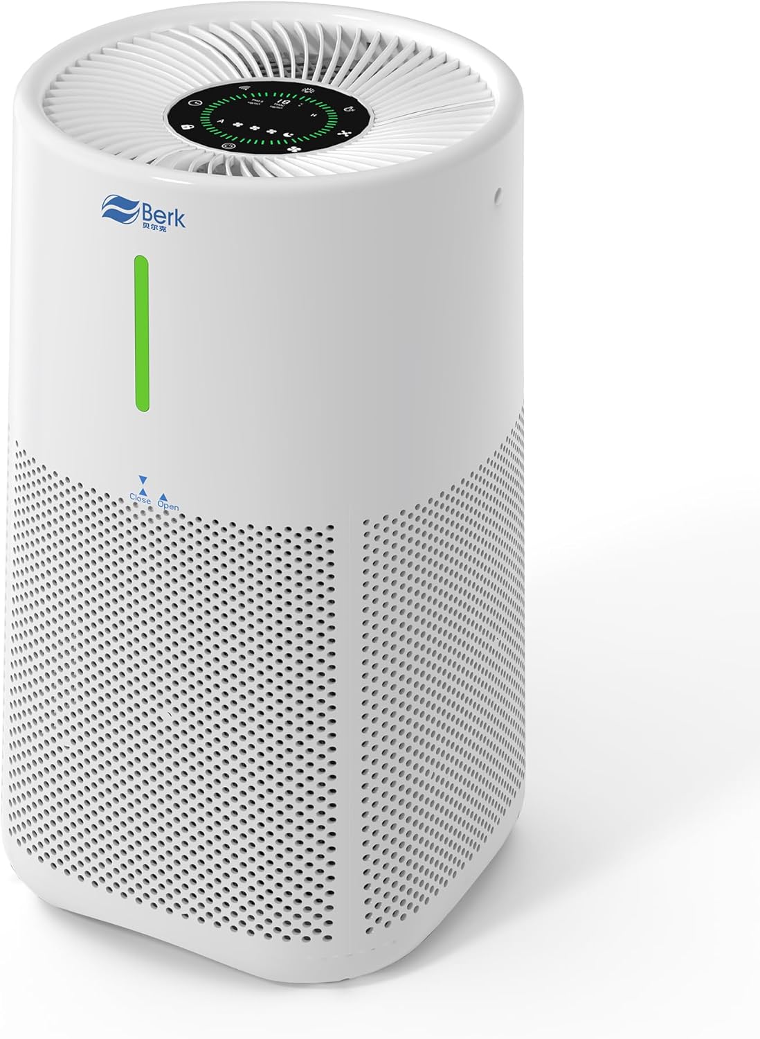 Berk Air Purifiers for Home Living Room,Cover Up to 1625 Ft²,HEPA Air Purifier,PM2.5 Air Quality Display,Air Purifier for Pets Hair, Smoke, Odors,Pollen (D3S-Standard)