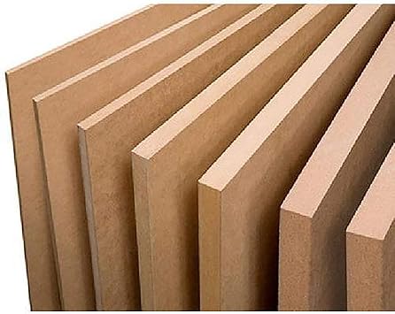 DGWOOD Custom Size 1/2'' (12mm) X 12'' X 12'' MDF Board (6 Sheets)