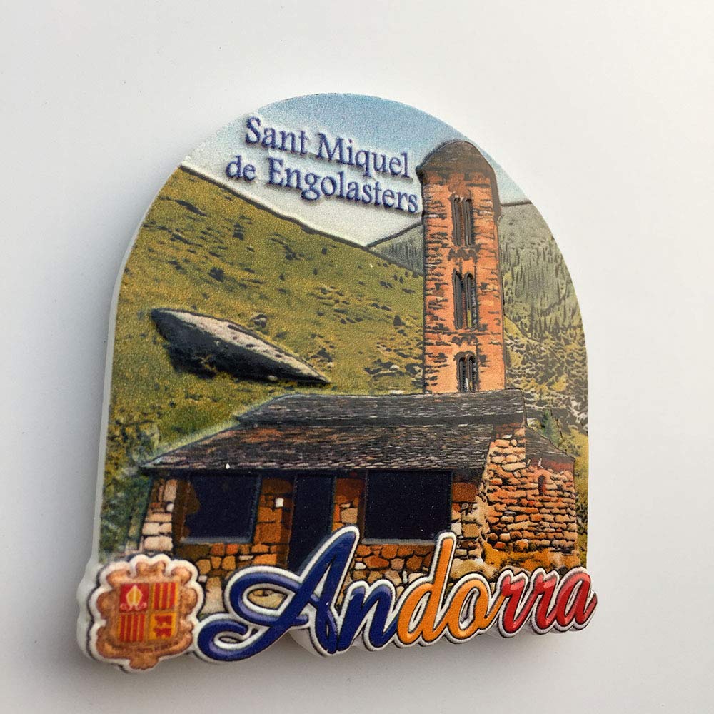 Andorra la Vella - Magnete da frigorifero 3D, souvenir da